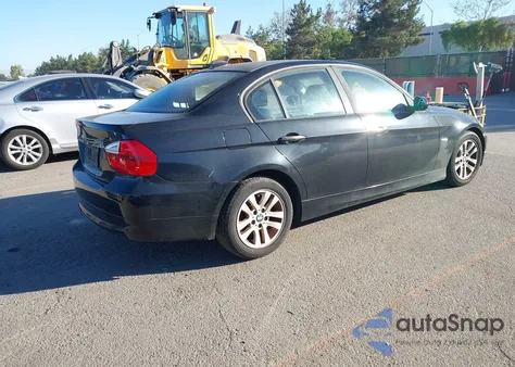 2007 BMW 328I from USA, damaged, VIN WBAVC53597FZ81595